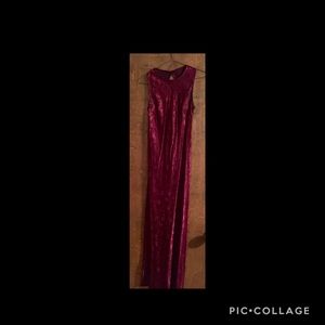 Maroon dress